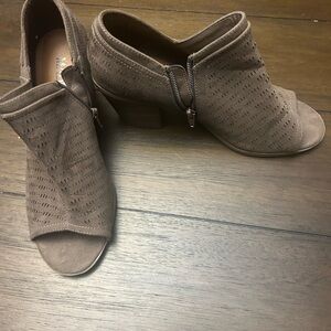 Madeline Girl Open Toe Ankle Boots